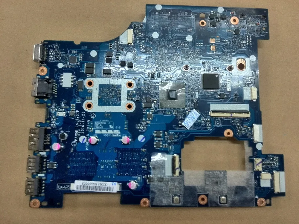 

Материнская плата для ноутбука Lenovo g575, G575GX, PAWGD LA-6757P Rev 1,0 с процессором AMD