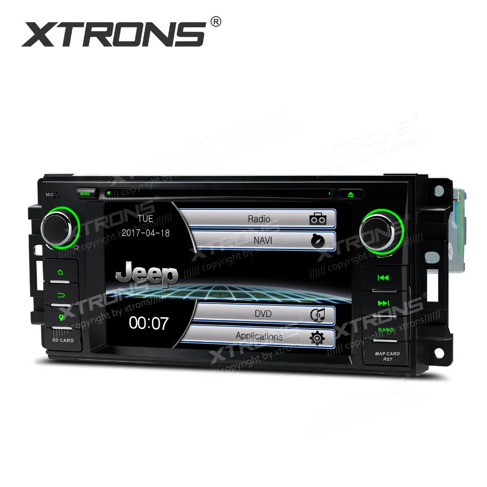 XTRONS 6 2 дюймов 1 din gps навигация Радио стерео автомобильный DVD плеер для Jeep Commander Wrangler