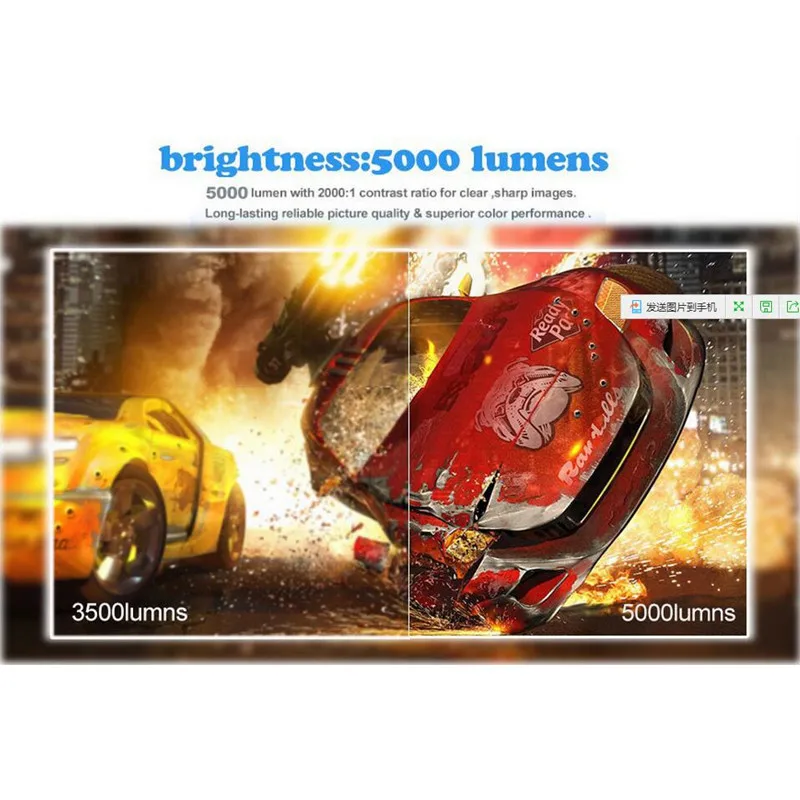 Poner Saund хит продаж LED96 + настоящий 3D проектор HDMI домашний кинотеатр мультимедийный
