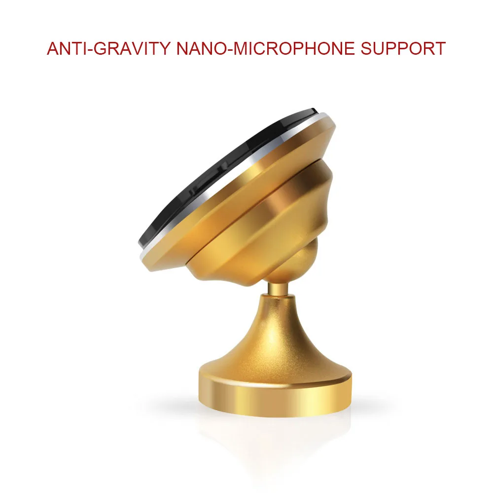 Антигравитационный Nano Автомобильный держатель для телефона без патча без магнитного универсального вентиляционного отверстия Алюминиевый гравитационный всасывающий держатель для iphone X 7 8 в автомобиле