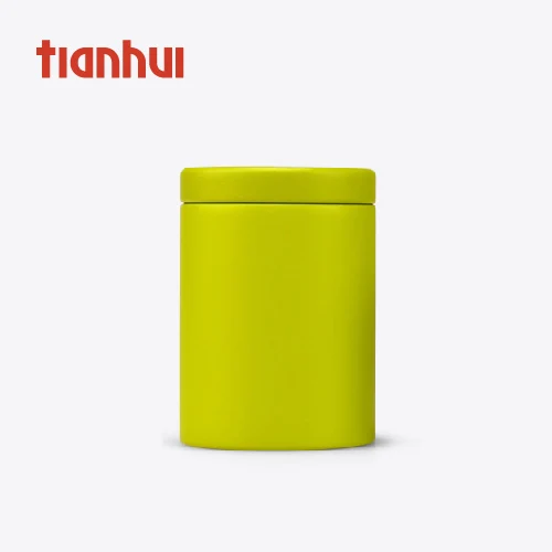 Green Красочный портативный контейнер для кофе,, коробка для чая, прекрасная емкость для хранения чая, 5 шт./партия - Цвет: Green