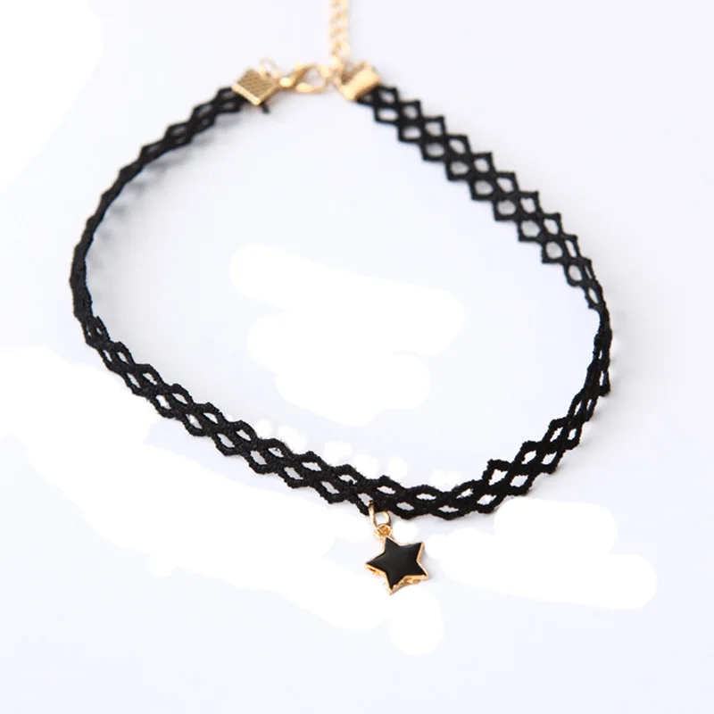 Женский простой кружевной волнистый прозрачный Воротник Сетка в полоску полые