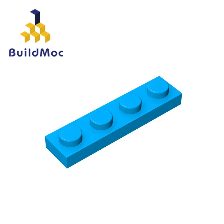 BuildMOC Assembles Particles Plate 3710 1x4 For Building Blocks Parts DIY enlighten block bricks Educational gift Toys | Игрушки и хобби