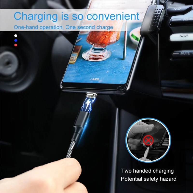 Elough Магнитный зарядный кабель usb зарядка айфона xr x для USB типа C микро шнур зарядки