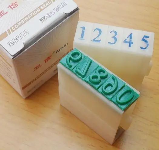 5*7 мм символ печать цифровой номер буквы Алфавит сочетание чернил штамп DIY Бумага