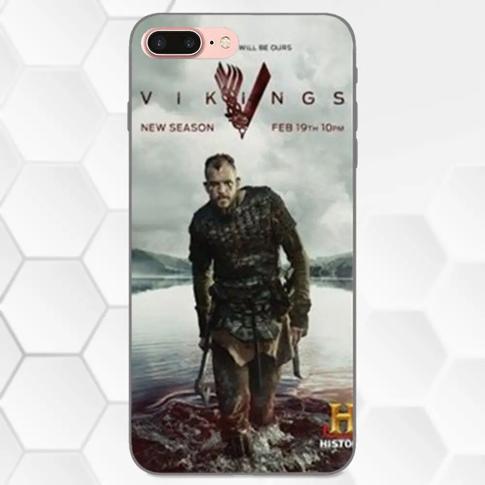 ТВ Vikings Сезон 3 постер для Xiaomi Mi Mix Max Note 2 2S 5X 6 8 SE A1 Play F1 мягкий оригинальный|Бамперы|