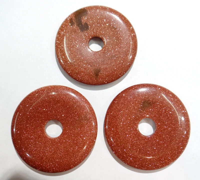 

wholesale 15pcs high quality mix circle natural stone malachite donut charms pendants 40mm for jewelry making necklace charms