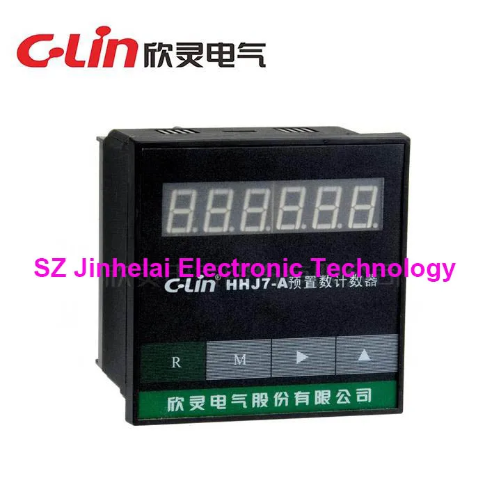 

C-Lin HHJ7-A, новый и оригинальный цифровой дисплей, счетное реле, 220 В переменного тока