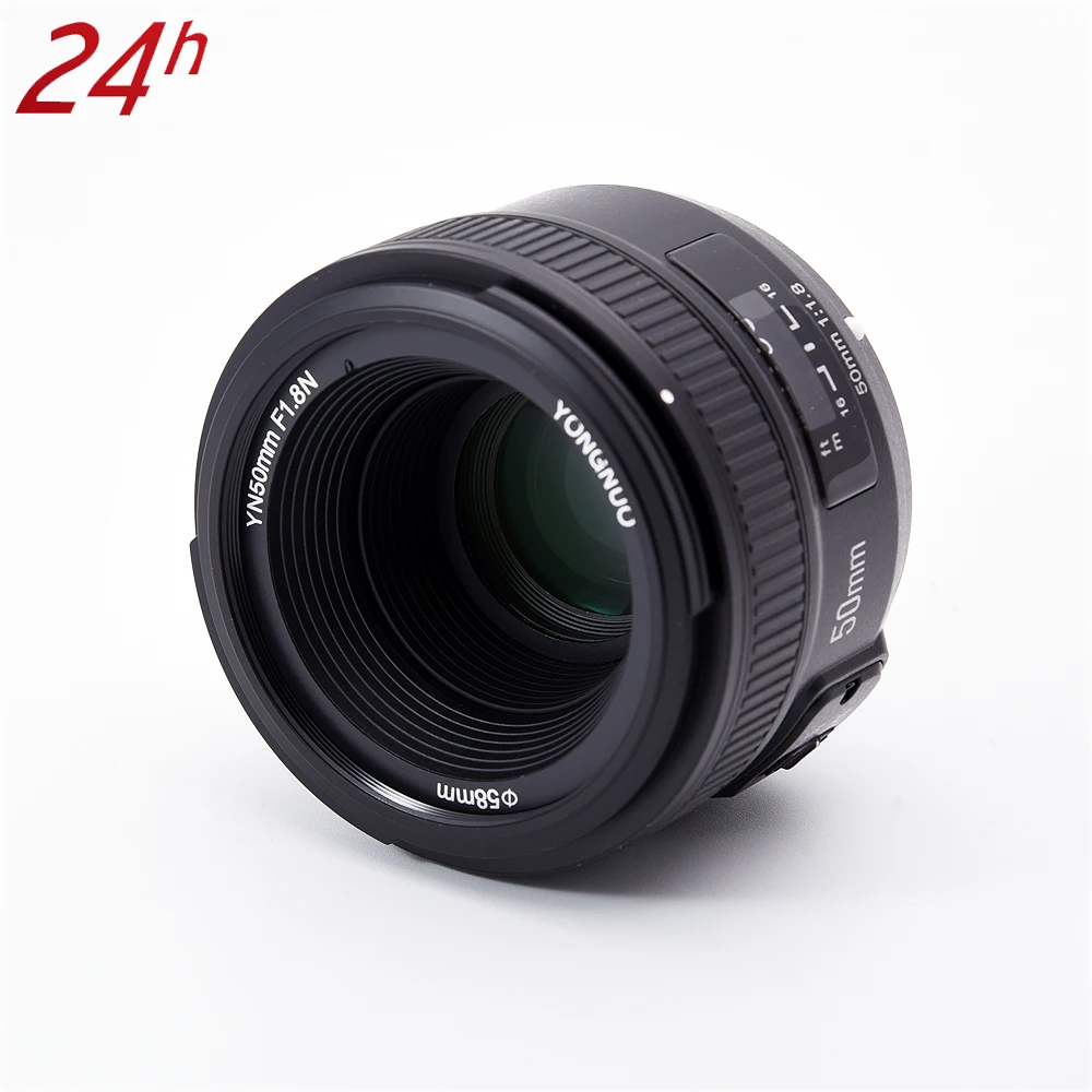 YONGNUO YN50MM F1.8 Большая диафрагма автофокус и ручной режим фокусировки для объектива