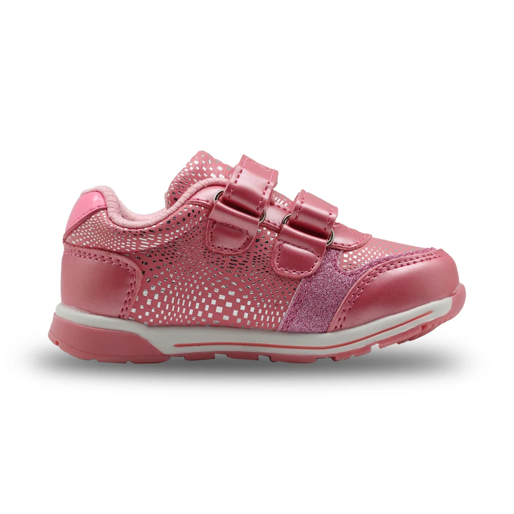 Apakowa Children Shoes Spring Sport Girl New Breathable Pu Leather Kids Anti-Slippery Flats Sneakers Toddler EU Size 19-24 | Детская