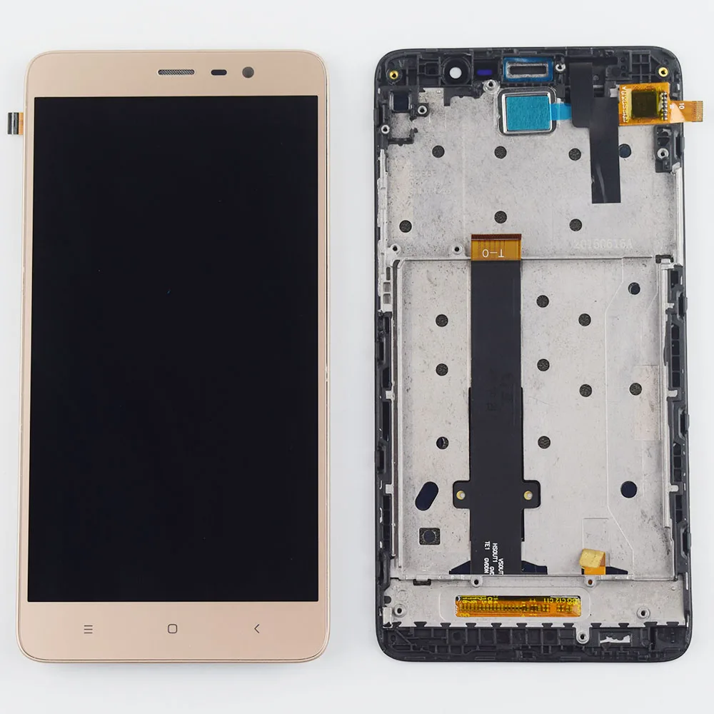 Для Xiaomi Note 3 ЖК дисплей сенсорный экран дигитайзер Датчик в сборе рамка для Hongmi Redmi