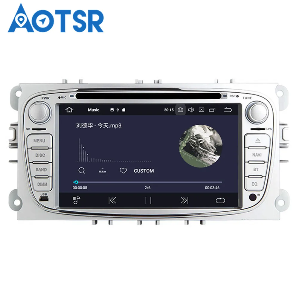 Android 9 0 Octa 8 Core 4 Гб + 32 ГБ Автомобильный DVD Плеер GPS Navi для Ford Mondeo S MAX Connect FOCUS 2 2008 2011