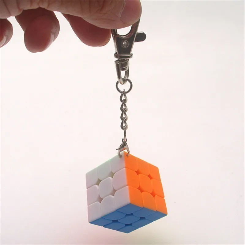 Moyu Neo Cube 30 мм мини Ключ Пряжка три шага магический куб 3 3x3x3 флуоресценция шесть