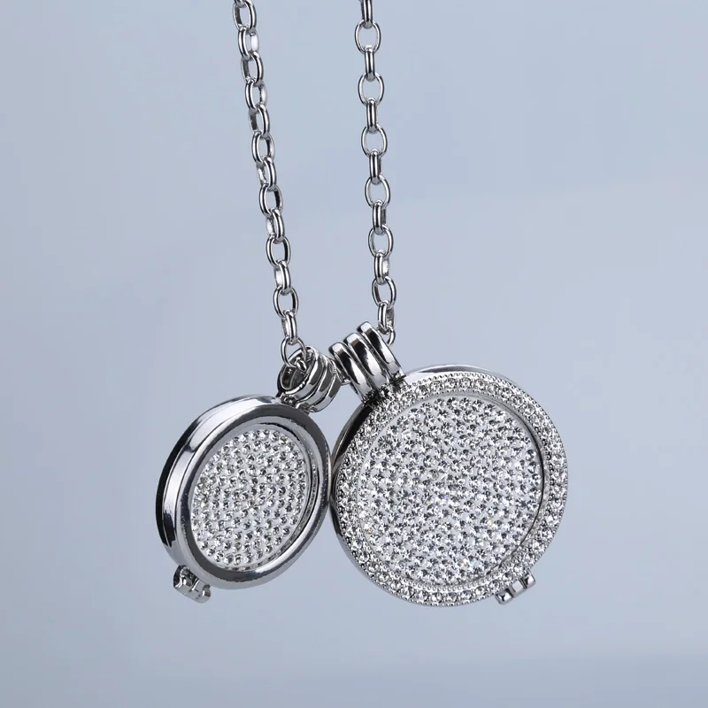 Новые розовые золотые 35 мм Подвески с держателем подходят для 25 33 мои монеты