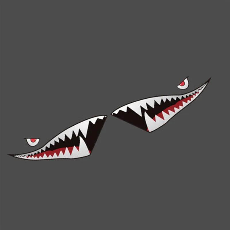 

Shark Mouth Teeth Stickers Graphics Car Waterproof Practical Attractive
