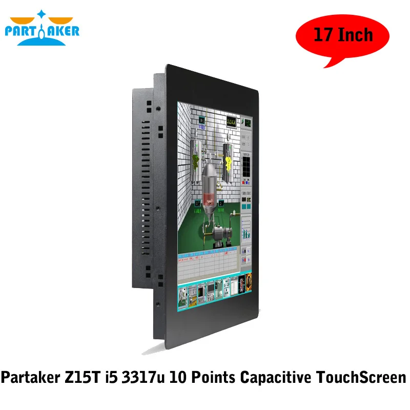 17-дюймовый настольный компьютер par57 все в одном с 10-точечным емкостным сенсорным