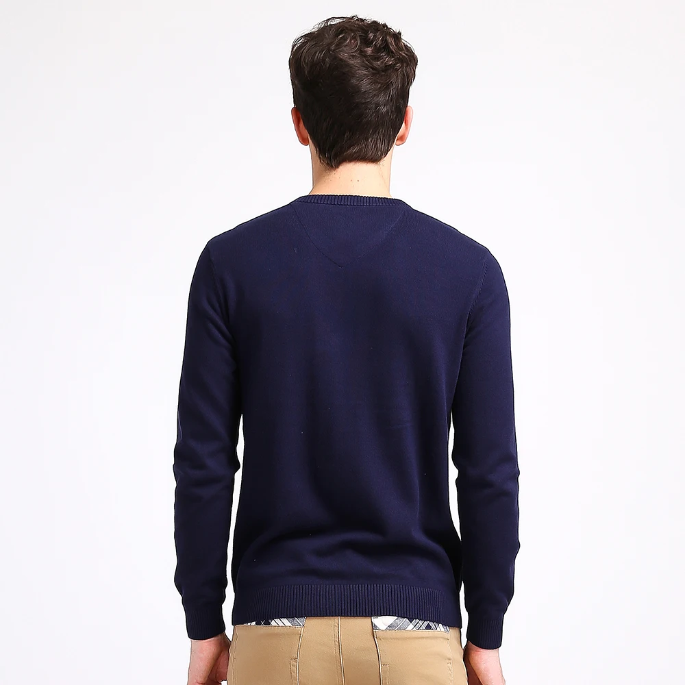 VOMINT 2020 мужские Базовые хлопковые свитера с v-образным вырезом пуловеры