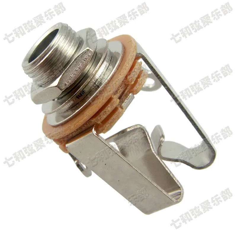 2 шт. розетка для электрической гитары 1/4 дюйма 6 35 мм|jack input|for electric guitarguitar socket |