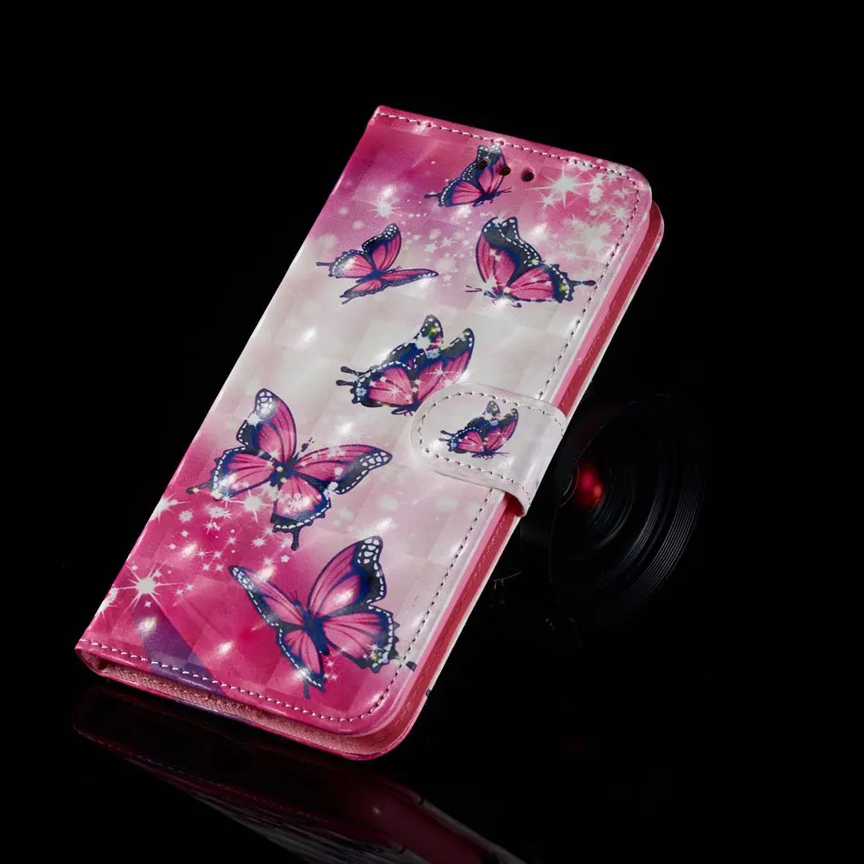 Кожаные чехлы книжки с павлином для Samsung Galaxy S10E S10 Plus S9 S8 S7 Edge Note 9 8 красочные