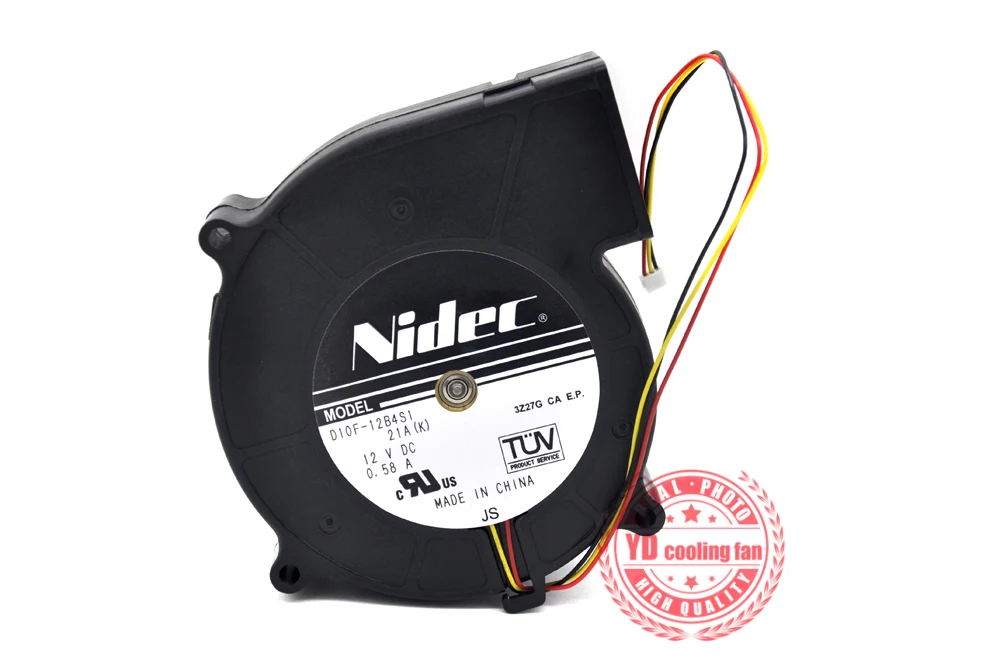Новый NIDEC D10F 12B4S1 21A(K) 12V 0.58A 3 линии для SONY Проектор Вентилятор охлаждения| |