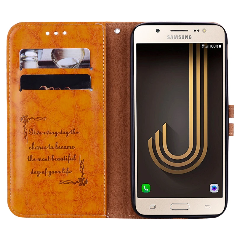 Чехол бумажник для Samsung Galaxy J2 J3 J4 J5 J6 J7 J8 Plus чехол из искусственной кожи с откидной