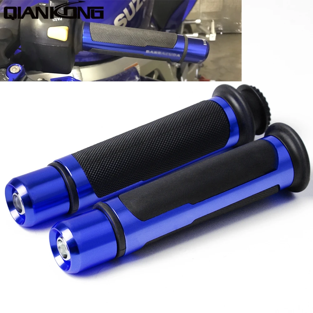 С логотипом 7/8 22 мм ручки для руля Suzuki GSX R600 R750 GSR750 GW250F R1000 GSR GSXR 600 750 1000 SV650 SV 650|handlebar