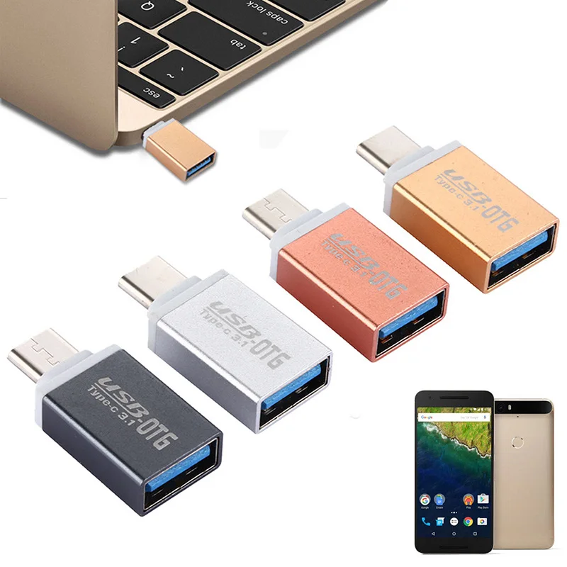 Лучший Переходник USB папа 3 1 Type c OTG мама для Oneplus 2 MacBook 889|Соединители| |