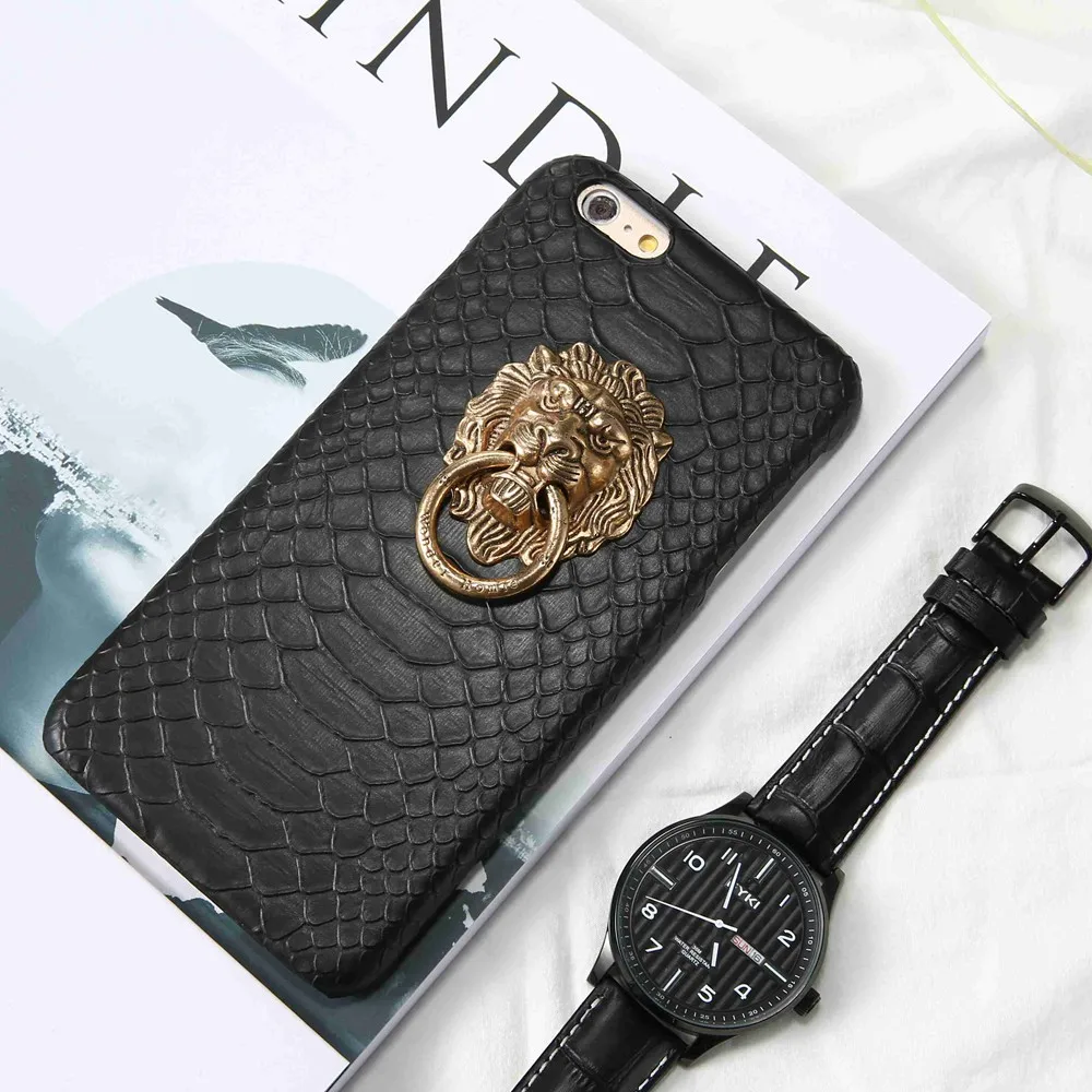 KISSCASE CASE Лев кольцо чехол на айфон 8 7 6s 6 Plus X 5S SE 5 10 пикантные подставка держатель