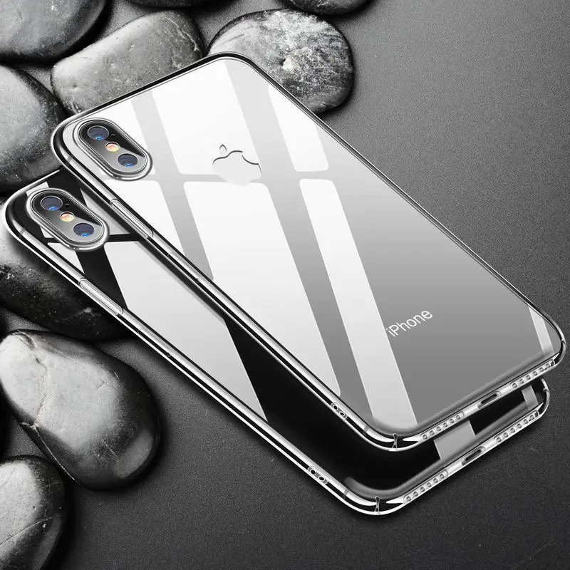 Прозрачный чехол для телефона для iPhone X 8 8Plus 6 6S 7 xr xs max 11 Pro max Твердый чехол для samsung Galaxy S8 S9 S10 Plus Note 10 9 8