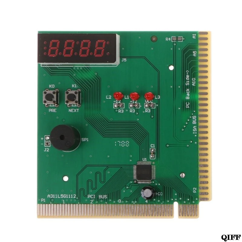 Диагностический анализатор PCI и материнская плата ISA 4-значный для отладки