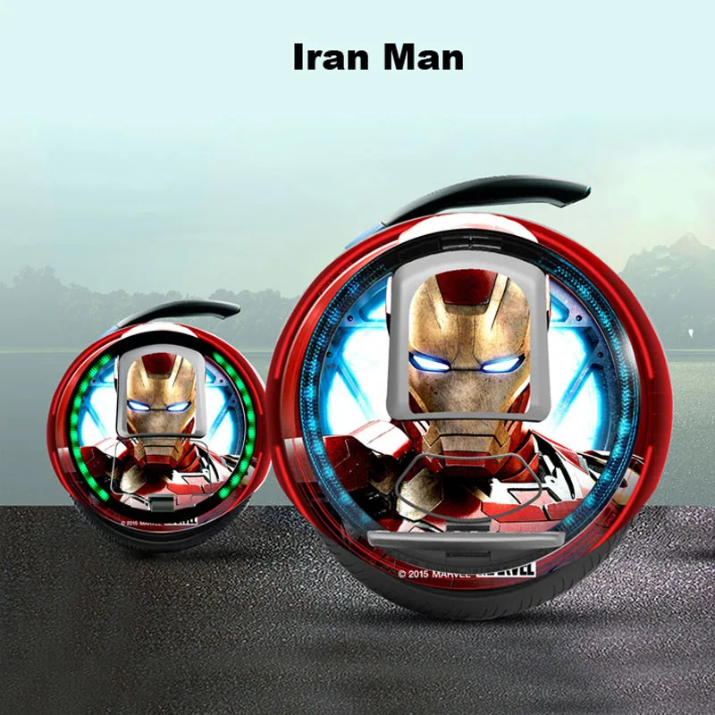 Iran Man Ninebot один E+ защита Стикеры Американский Captin наклейка водонепроницаемые декоративная штукатурка Иран Man Стикеры для Ninebot один C+/E - Цвет: Iran Man