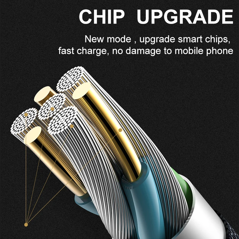 Микро USB кабель Coolreall 2 4 А для быстрой зарядки и синхронизации данных Samsung Huawei Xiaomi