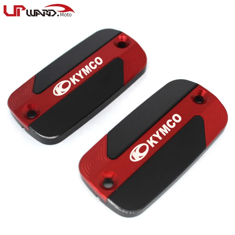 Red Для KYMCO K-XCT125 300 CenterDT125 200 XCITING 250 300 350 400 S500 мотоциклетные передний тормоз сцепления цилиндр жидкость Крышка Резервуара - Цвет: Red