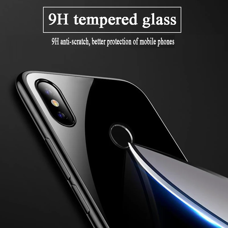 Ударопрочный гибридный мягкий силиконовый бампер ультра тонкий 9H закаленное