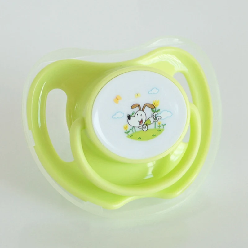 1 шт. Детские хлопковые пустышки с принтом животных безопасные пищевые