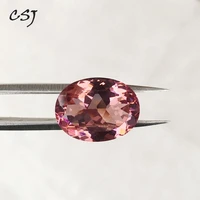 csj created diaspore zultanite oval cut loose gemstone sultanite for diy fine jewelry 925 silver mounting color change stone