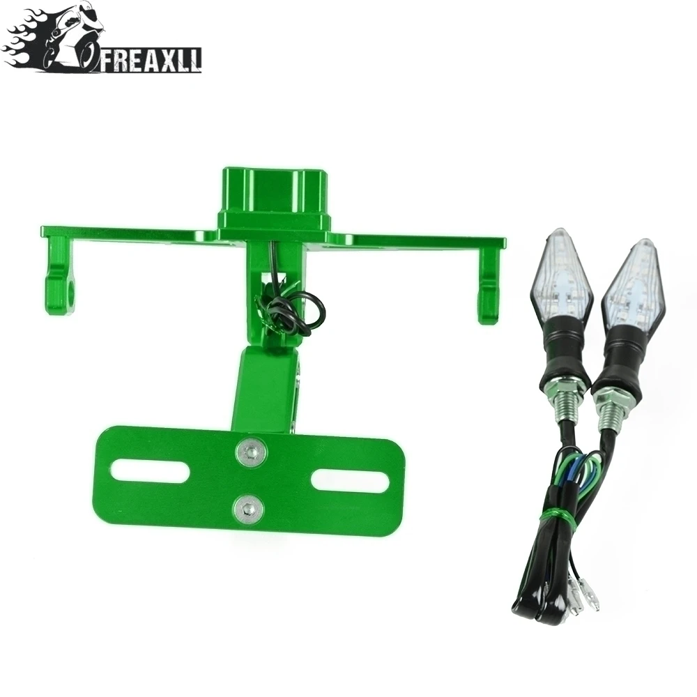 Держатель кронштейна номерного знака мотоцикла со светодиодной подсветкой