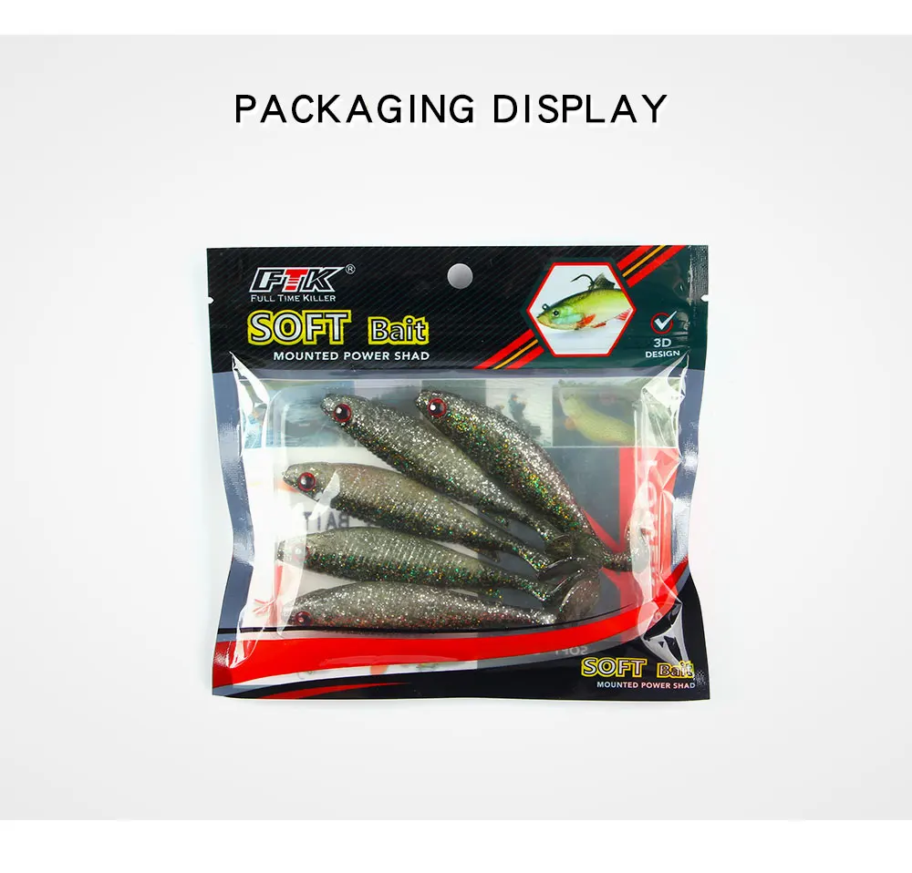 Рыболовные приманки Swing Impact Swimbait, 100 мм/8 г, 5 шт./лот, мягкие приманки, мягкие приманки для рыбалки, приманки для окуня, двойные цвета