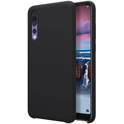 Защитный чехол Nillkin Flex Pure для huawei P30 P20 Pro Чехол тонкий мягкий жидкий силиконовый резиновый противоударный чехол для телефона для Nova 4e - Цвет: Black
