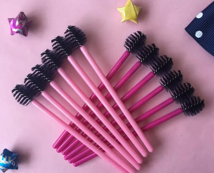 10000 шт./лот новая одноразовая кисть для ресниц в форме яблока рулон цветной кисти |