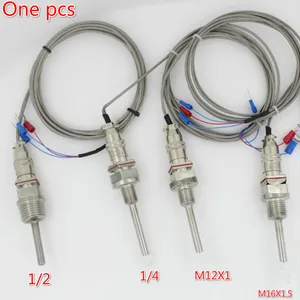 Датчик температуры BSP 12 из нержавеющей стали, от-20 до 14 градусов, датчик температуры PT100, датчик температуры с 2-метровыми проводами