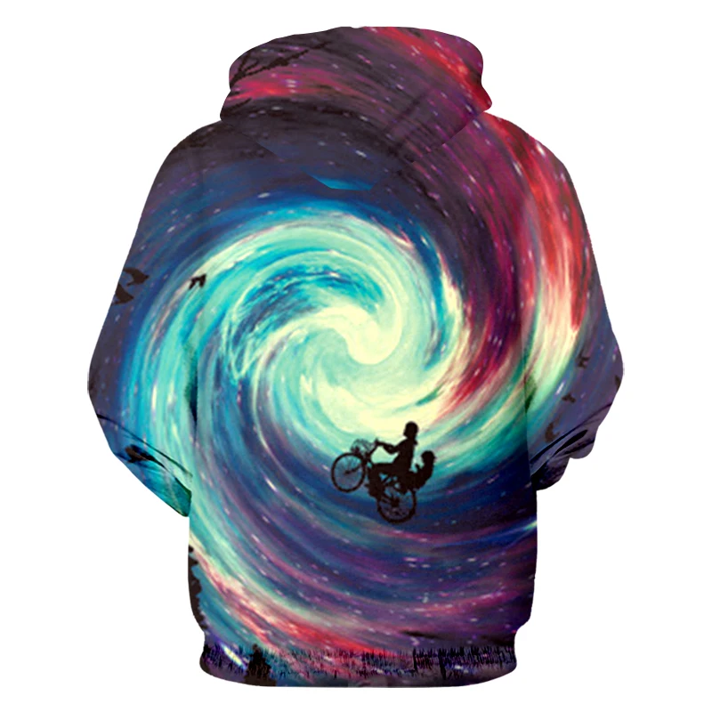 OGKB толстовки на молнии для мужчин 3D пуловер с принтом пейсли Галактика