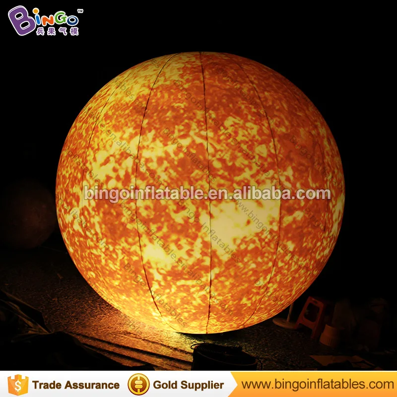 3M dia LED lighting inflatable Sun balloon high quality customized blow up type replica with blower toys | Игрушки и хобби