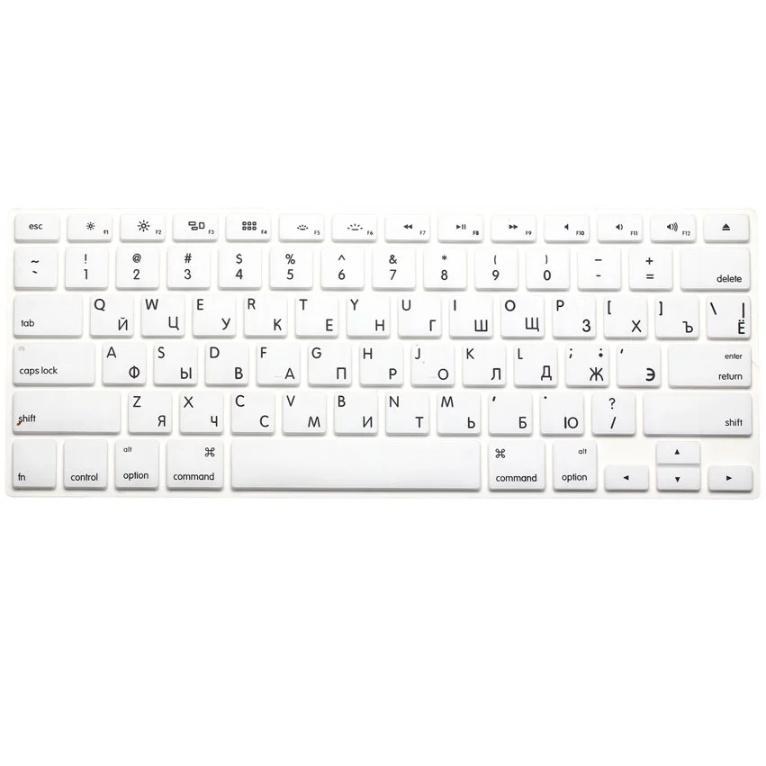 Русская клавиатура с русской раскладкой для Macbook Air Pro Retina 13 15|keyboard hard cover|cover