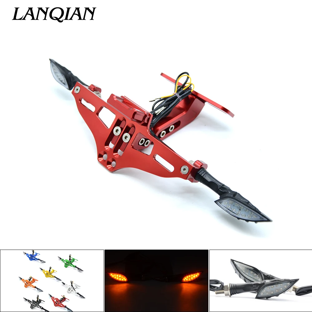 Мотоцикл номерной знак кронштейн номерных знаков держатель номер кадра пластина