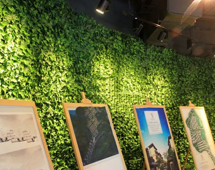 80CM 2pcs/lot Bar Restaurant Decoration Artificial Plastic Simulation Climbing Vines Green Leaf Ivy Rattan Home Decor plants|home decoration