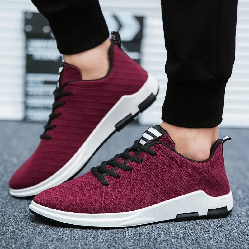 Новинка 2019 мужская обувь дышащие трендовые кроссовки joker низкие мужские лоферы