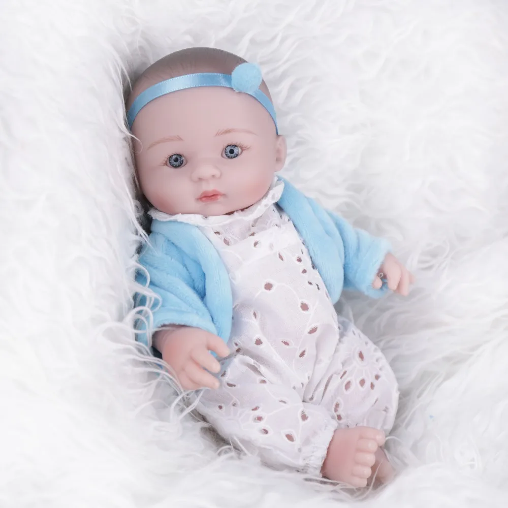 Силиконовые маленькие игрушки Reborn Baby модель куклы мягкие Подарки для