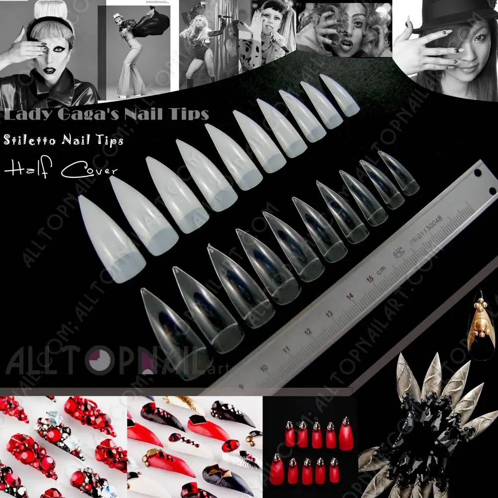 Женские Накладные накладные ногти с полупокрытием для ногтей Aya Fukuda используемые