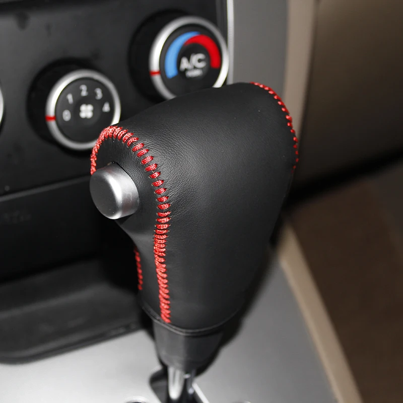 Чехол из натуральной кожи для Hyundai Tucson AT чехол ручки переключения передач|gear knob